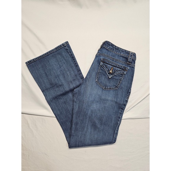 Bella by Dahl Denim - Bella by Dahl BD Womens Bootcut Jeans Size 29 Medium Wash Flap Pocket Denim